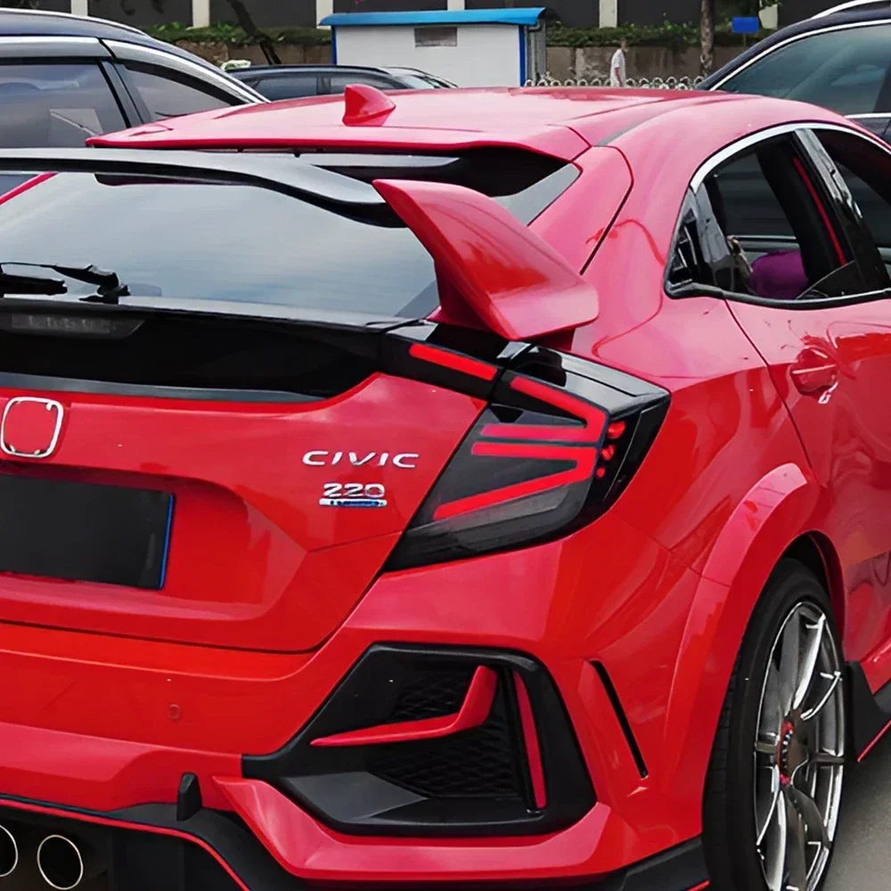 

Для Honda Civic X 10th FC FK7 FK8 2016-2021 Автоматические задние фонари в сборе, обновленный светодиодный динамический мерцающий автомобильный задний фонарь, аксессуары