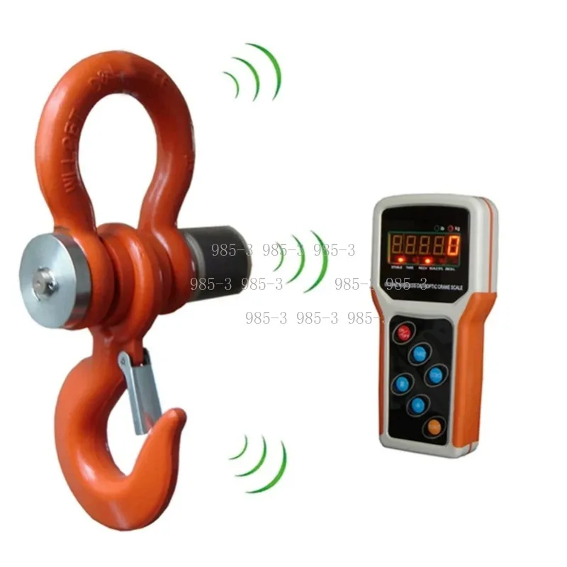 Heavy Duty Digital Hanging Scale, 5T Wireless Electronic Crane Weighing Device