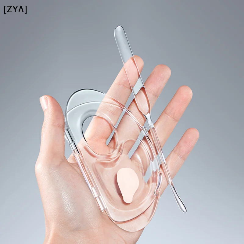 Foldable Liquid Found Palette Acrylic Makeup Tool Kit Mixing Cream Rod Set Storage Test Palette Cosmetic Beauty Accessories[ZYA]
