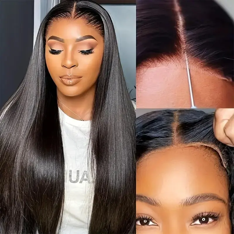 Rosabeauty 30 40 Inch 13x6 HD Bonde Straight Lace Front Wig Human Hair 13X4 Frontal 5X5 Glueless Wigs 250% For Women