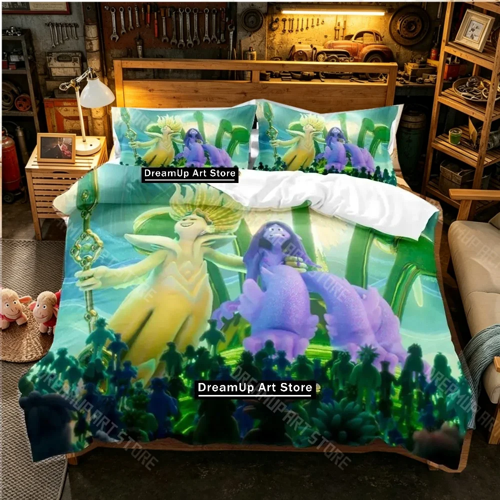 3D Printed Ruby Gillman Cartoon Teenage Kraken Bedding Set for Boys Girls Duvet Cover Twin Queen King Full Single Double Sizes