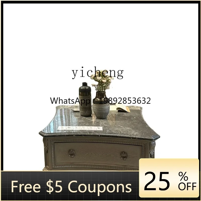 

ZZ Solid Wood Sofa Villa Living Room Modern Light Luxury French Vintage Engraving Single Three-Seat Sofa