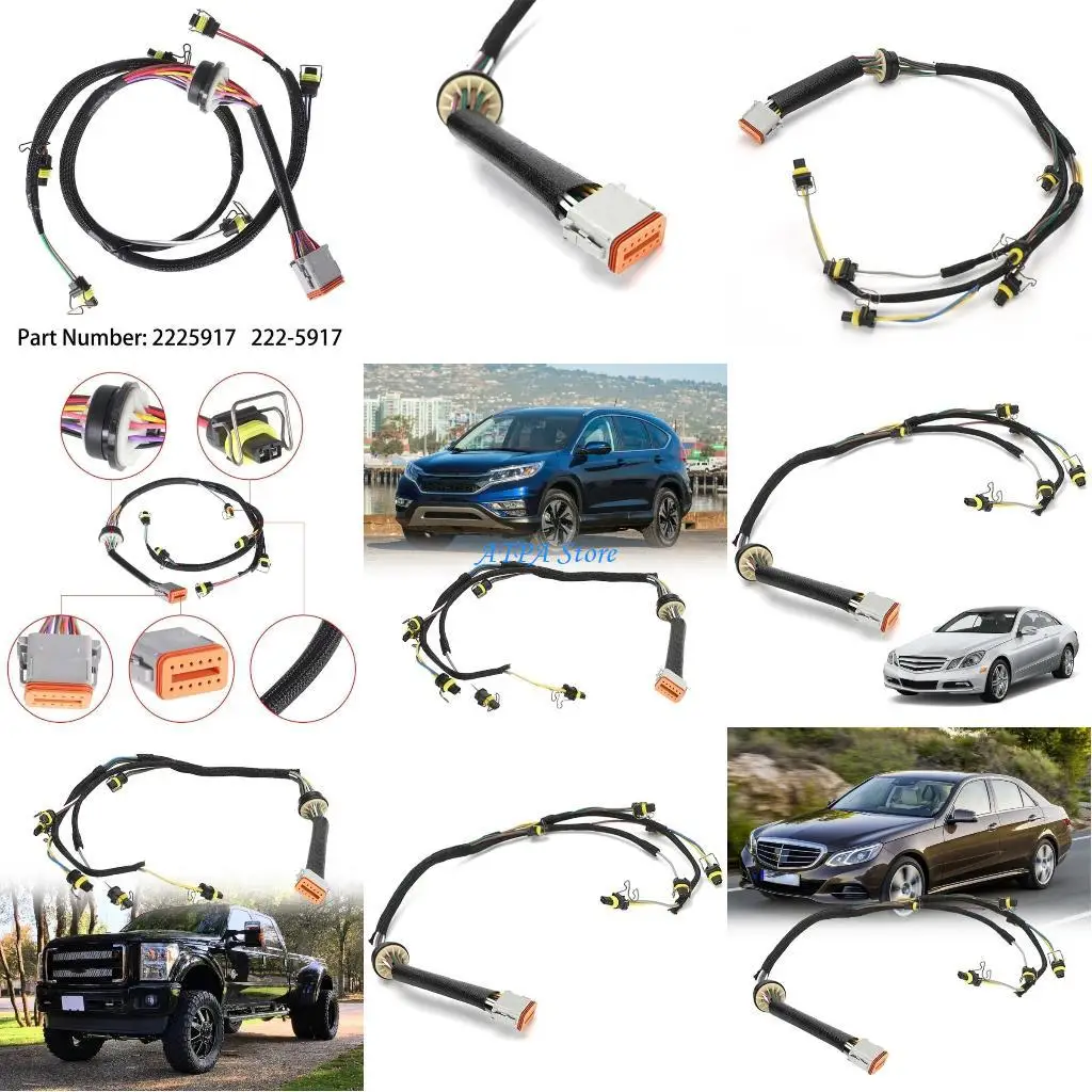

U13C Injector Wiring Harness 2225917 222-5917 for Caterpillar 324D 324DFM 324DFMLL 324DL 324dll 325DFM Engine Excavator