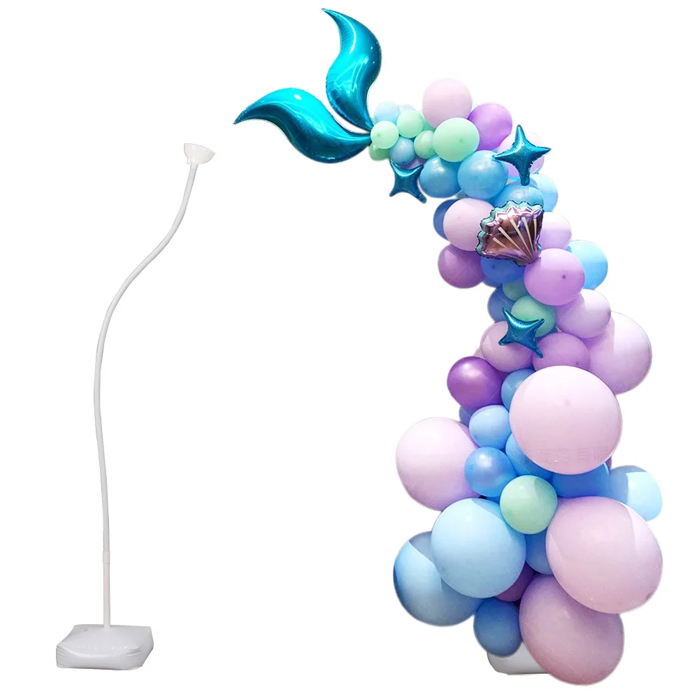 1.9m Free Bending Shape Balloon Column Deformable Balloon Stand Birthday Party Baby Showers Wedding Decorations Supplies