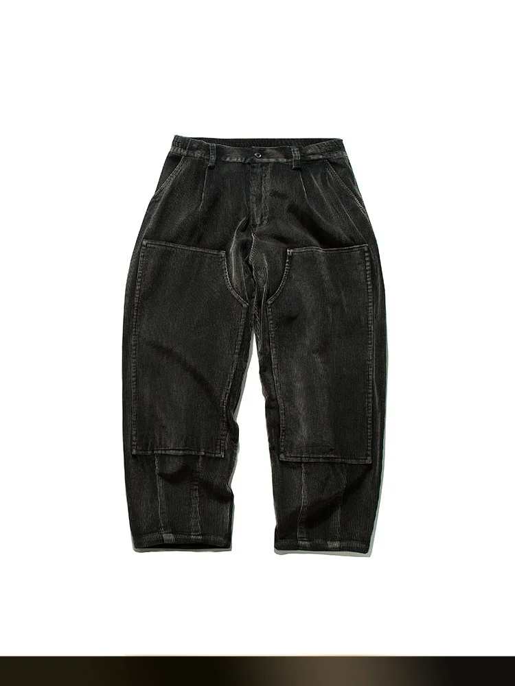 

Retro Waed Heavyweight Corduroy Straight Leg Pants Men's Spring New Loose Casual Couple Logging Pants Youth Vitali Sle