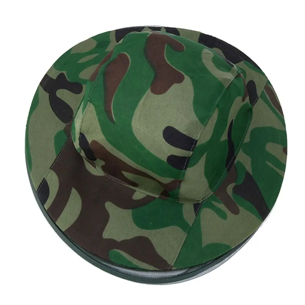 Gorro de apicultura para mantenimiento de abejas, equipo protector para exteriores, sombrero anticas para pescar al aire libre, gorra para el sol, sombrero de malla para insectos, mosquitera