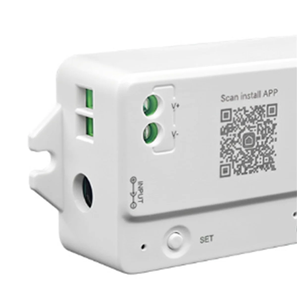 

Tuya Wifi SPI RGB LED Controller for Assistance 720 Pixels for WS281 FCOB Addressable LED Strip Light