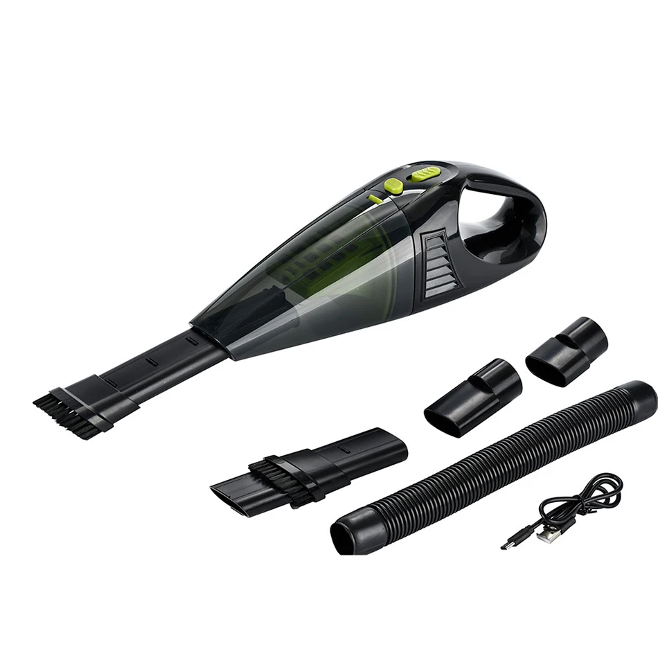 New Design Portable Handheld Rechargeable Car Vacuum Cleaner With 5 Nozzles Wireless