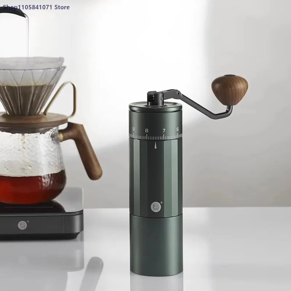 Foldable Manual Coffee Grinder Compact Travel Hand Grinder with Foldable Handle Coffee Tea Tool for Camping Office Home Use