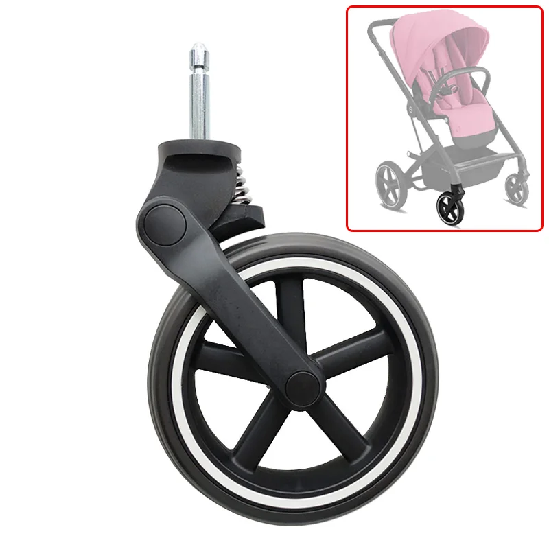 Front Wheel For Cybex Balios S Lux Series Pram With Frame Bearing Direct Replacement Stroller Accessories Baby Pushchair Part