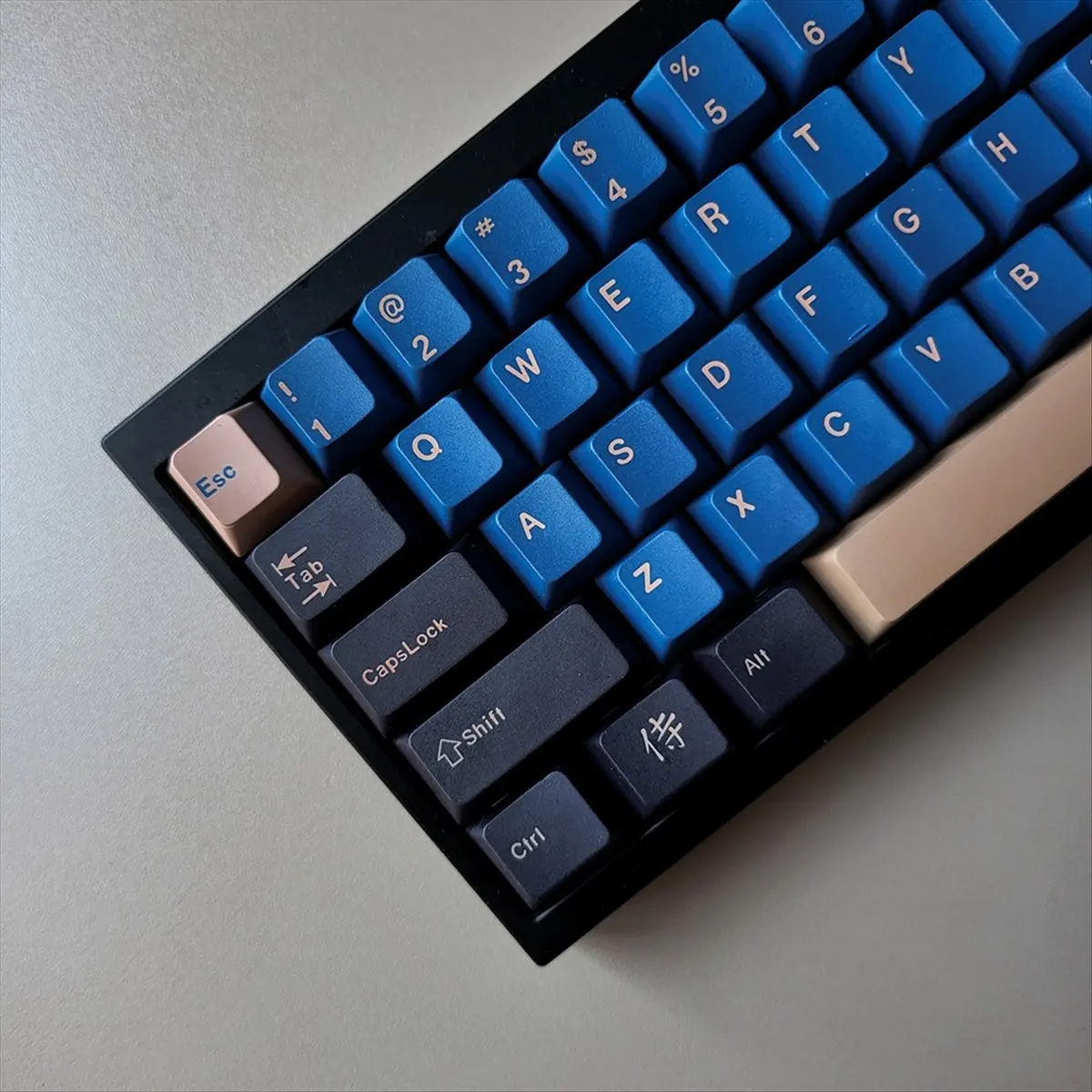 A40I Keycaps Pbt Cherry Profile Blue Samurai Big Set Key Caps Spanish Key Caps