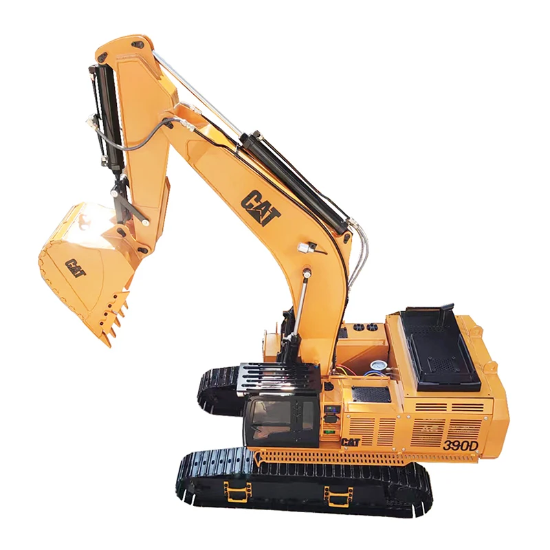 1/8 390D Metal Hydraulic Excavator Model Custom Mining Excavator Model Toy