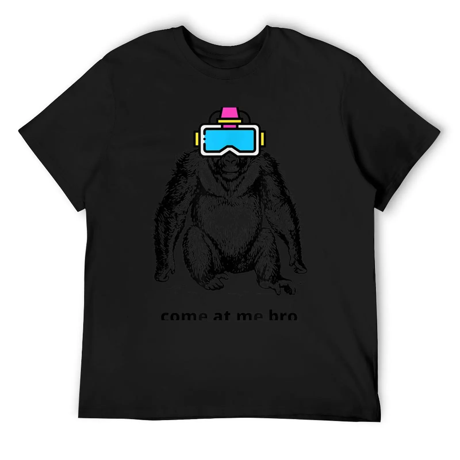 gorilla tag-gorilla tag monkey with birthday-gorilla tag happy birthday T-Shirt sweat big and tall t shirts for men