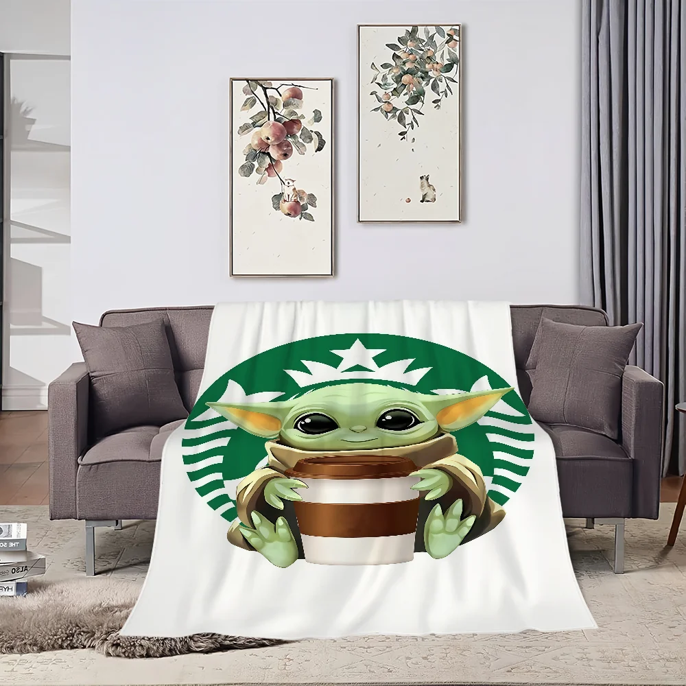 STAR Yoda W-WARS Blanket For Soft Throw Blanket for Picnic Bed Sofa Home Bedroom Cozy Warm Comfortable view 3