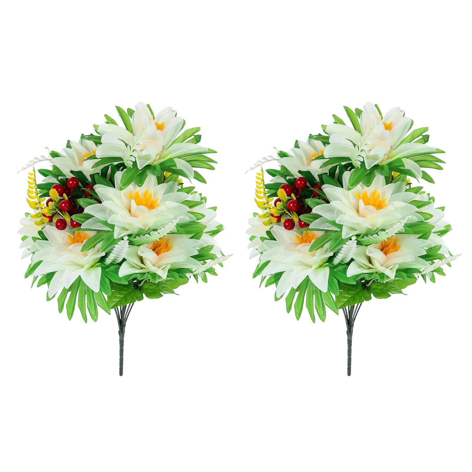 

Simulation Chrysanthemum Artificial Flower Arrangement Fake Flowers Decor Bedroom Living Room Party Qingming Festival Temple