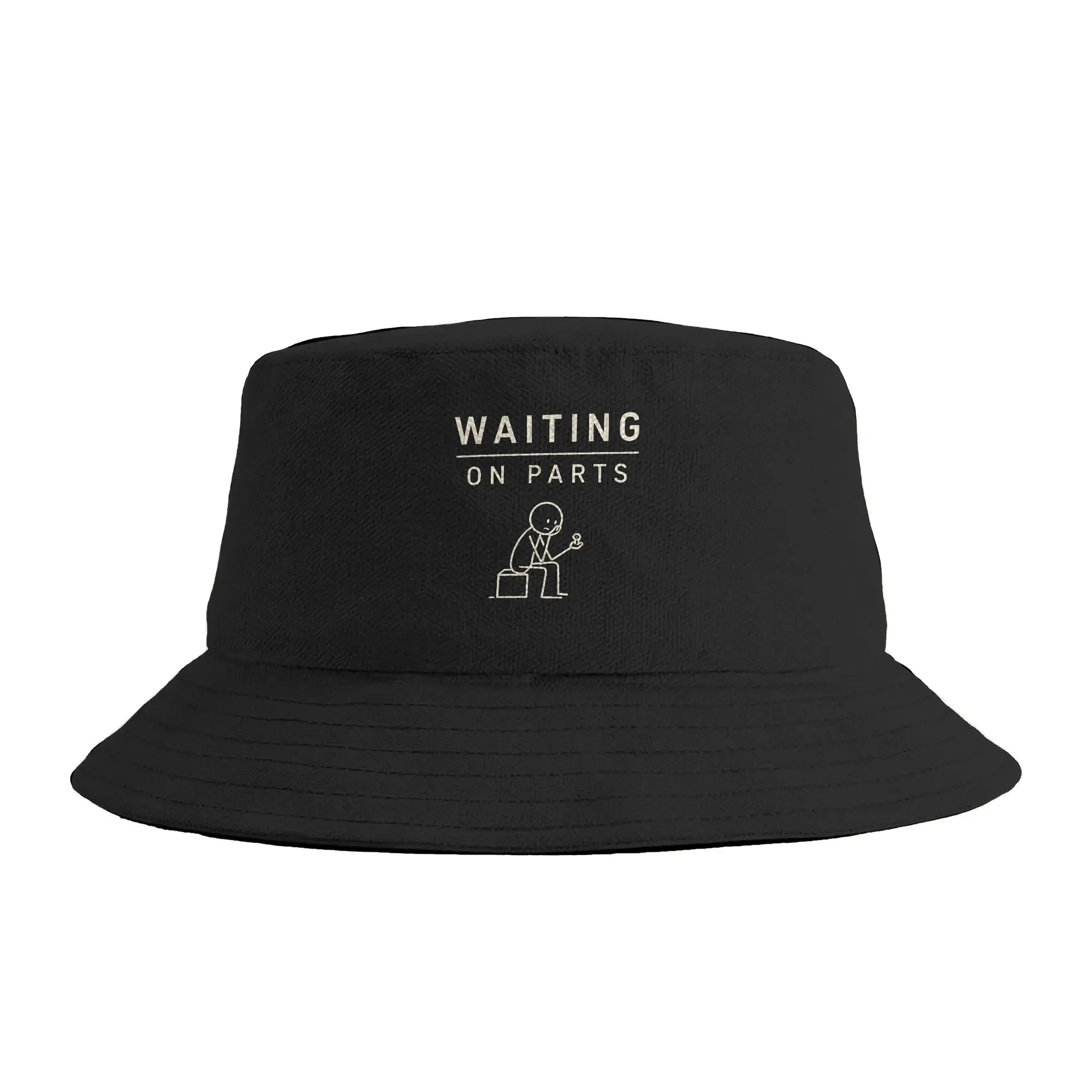 Men Women Waiting On Parts Funny Mechanic Humor Repair Car Technician Bucket Hat  Personality Fisherman Hats Summer Fishing Caps