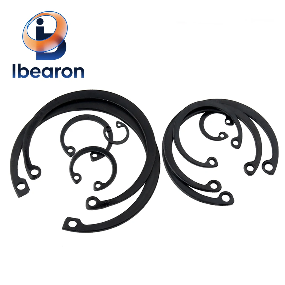 C-Type Internal Circlips for Hole | Fit 18~150mm Hole | Qty 1-100PCS Optional | 65Mn Spring Stee Durable For Machinery/Repair