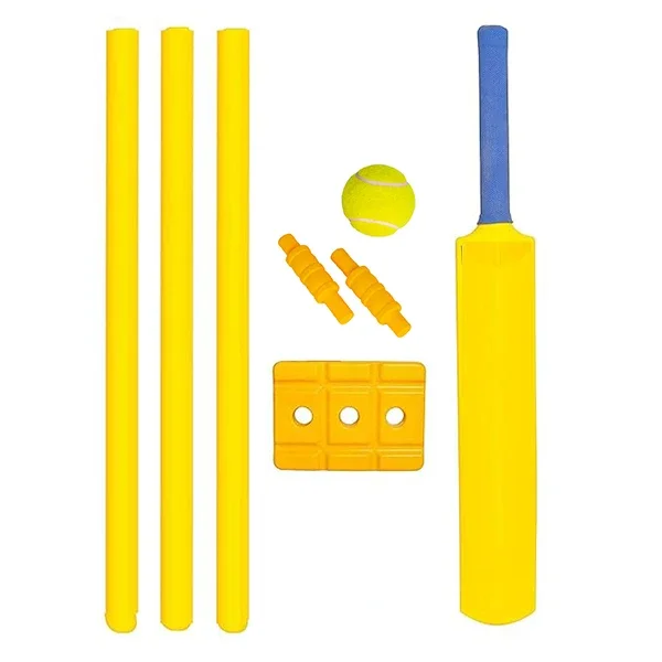 

Комплект для крикета с индивидуальным логотипом: пластиковые стумпы, бита, полноразмерный набор для игр, унисекс, дизайн для родителей и детей, рекламный спортивный набор для крикета