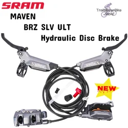 SRAM MAVEN(MVN)  BRZ SLV ULT 4-PISTONS Hydraulic Disc Brake 950-1900mm Front & Rear Black MTB Bike