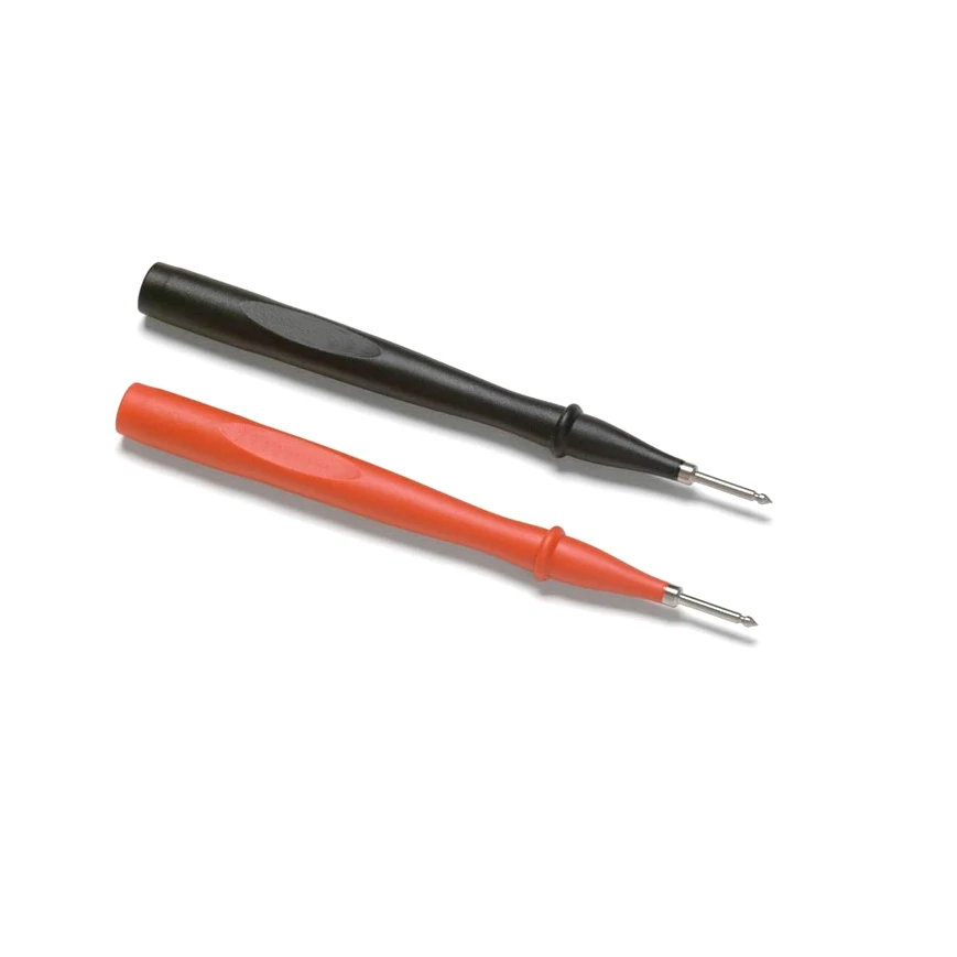 ZIBOO TP2 2 Piece Slim Reach Test Probe Set with Stainless Steel Tip, 1000V Voltage, 10A Current, 2mm Tip Diameter