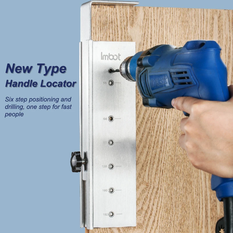 

IMBOT Handle Hole Locator for Door Knob Drilling Factory Wholesale Multi Holes Stainless Steel
