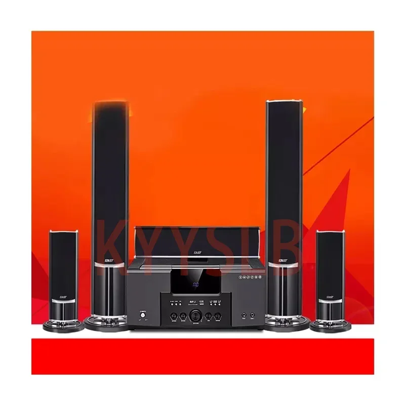 KYYSLB 5.1 Home Theater Sound System Audio Set Living Room Home Amplifier Speakers Audio 3d Surround TV K Song Speaker