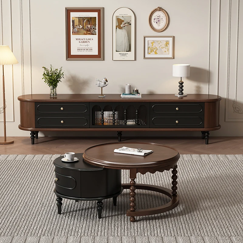 

Vintage French Tv Cabinet Premium Aesthetic Wooden Beautiful Tv Cabinet Durable Storage Meubles De Maison Furniture Home