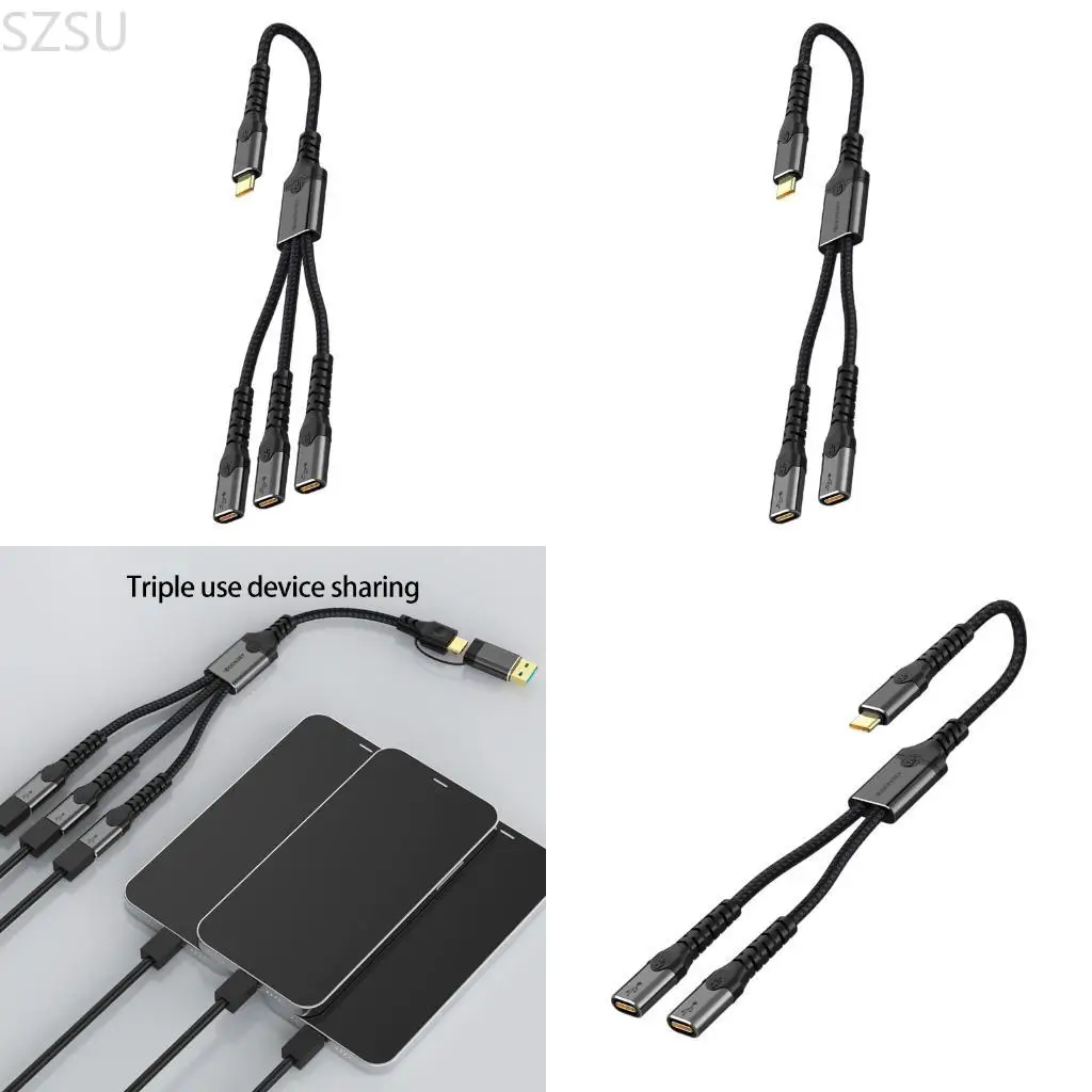 SZSU Multifunctional Type C Splitter Dock For High Performances And Reliabled Usage