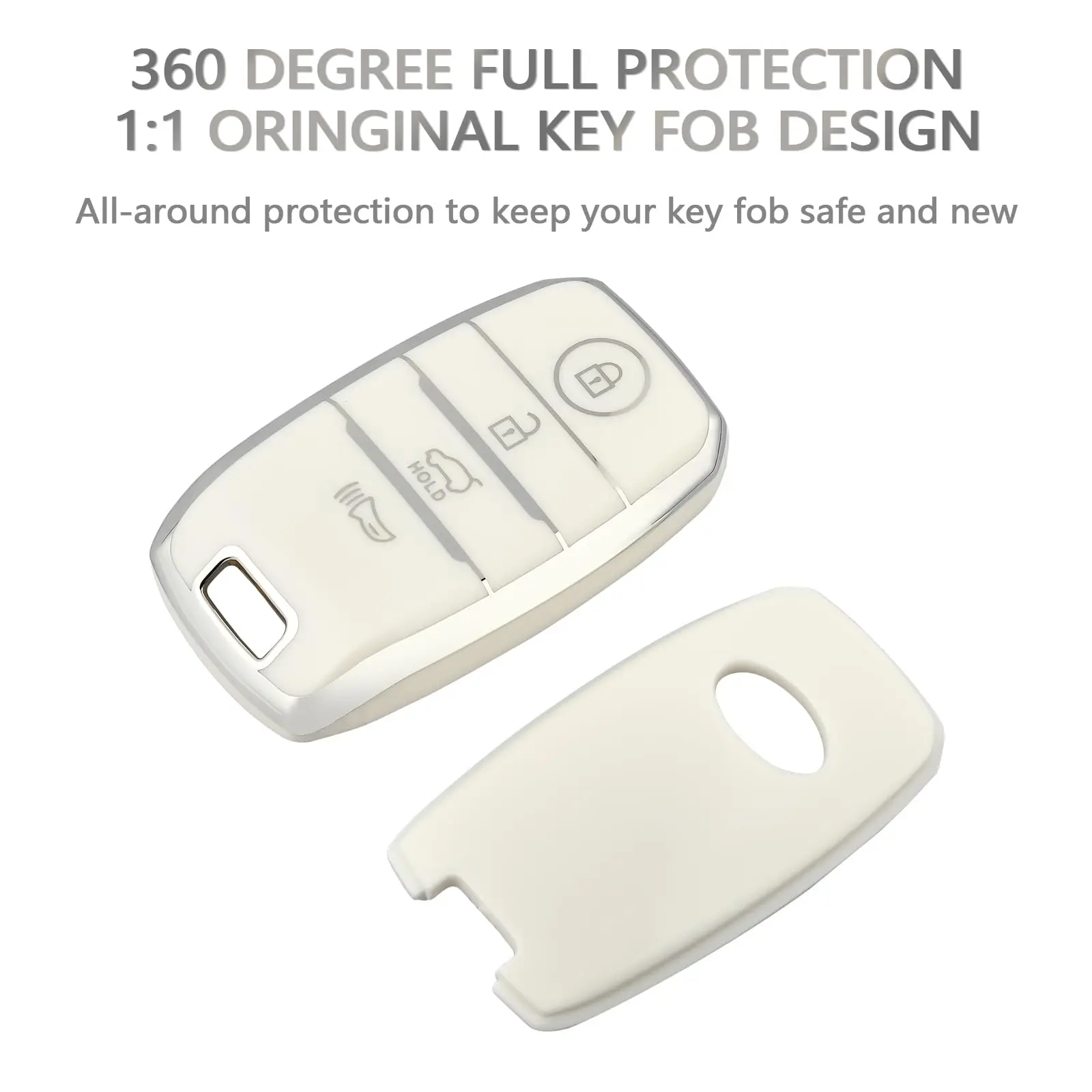 Key Fob Case Cover Holder for Kia Soul Optima Forte Sportage Sorento NIRO Rio Accessories Car Key Remote Case Shell Protector