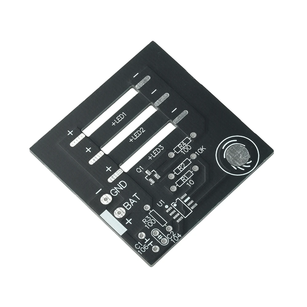 Electronics DIY Kit DC 6V Touch-Sensitive Stepless Dimming Electronics Practice Kit Soldering Ki for Beginners