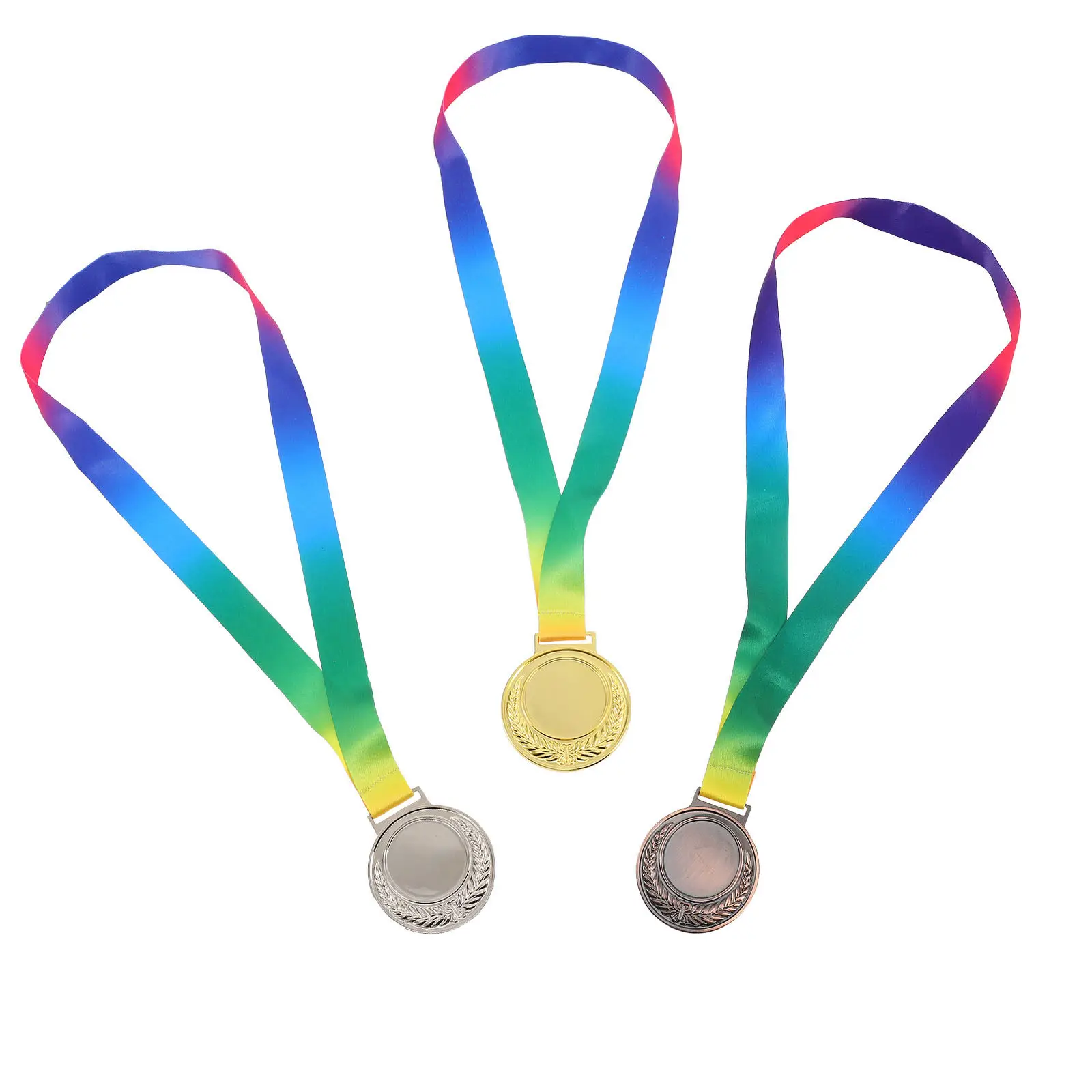 

3Pcs High Quality Metal Medals for Sports Day Competitions Winner Recognition Prizes Running Events School Activities