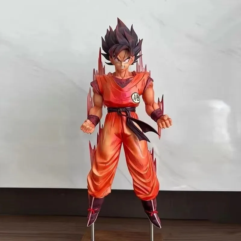 In Stock Dragon Ball Realm King Fist Wukong Handmade 37cm Landscape Model Anime Desktop Ornament Collection Periphery Toy Gift