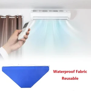 كيس غطاء تنظيف الهواء PVC ، منظف سميك مع أنبوب ماء ، أدوات مكيف هواء معلقة سبليت منزلية 1-1.5P ، 100 سم أفضل 10 مصانع حماية لمكيفات الهواء - رقم 5