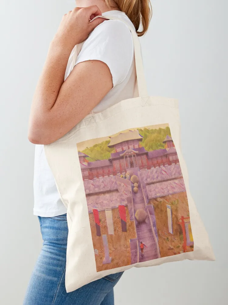 

Japan Takeshi's castle Artistic Illustration Zen Style Tote Bag Lady bags Cloth bag shopper bags for women
