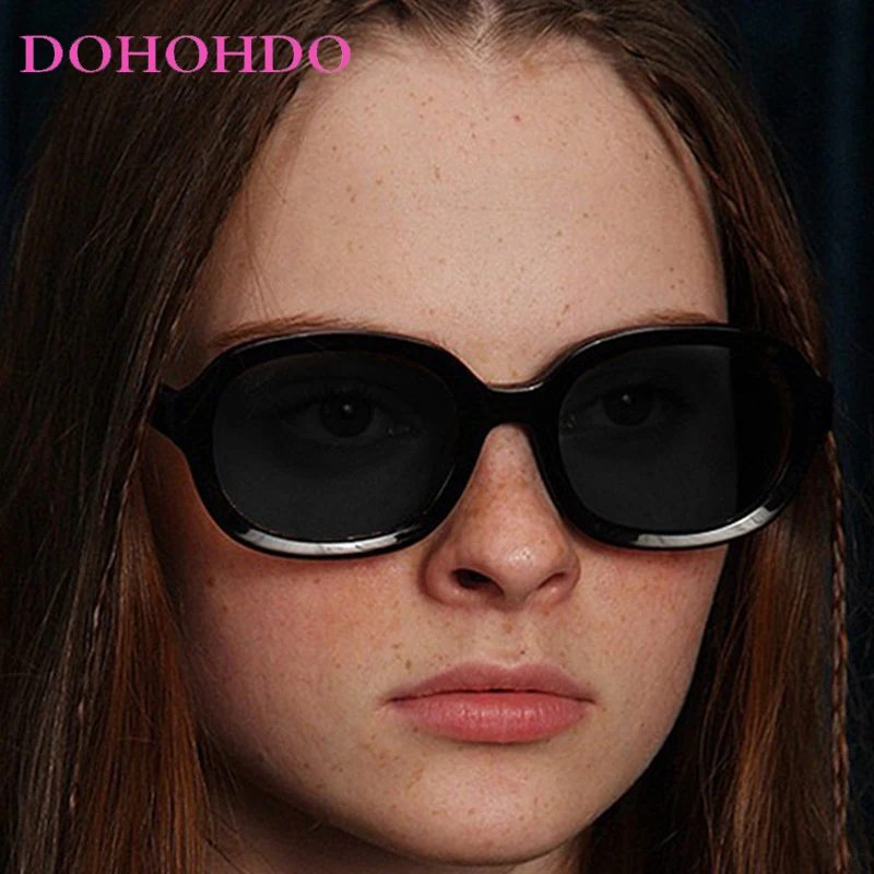 

Fashion Brand Design Oval Women Sunglasses Retro Trendy Big Frame Sunglass Men Outdoor Travel Driving Shades UV400 Lentes De Sol