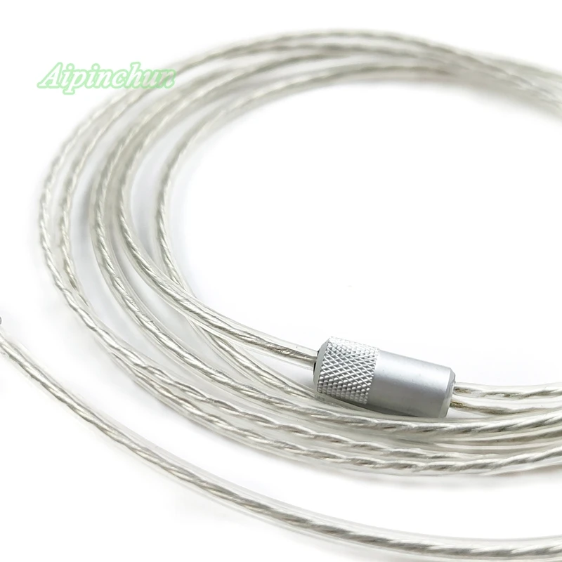 Aipinchun 3.5mm 3-폴 라인 타입 잭, DIY 이어폰 케이블 헤드폰 수리 교체 OFC 와이어 코드 A39