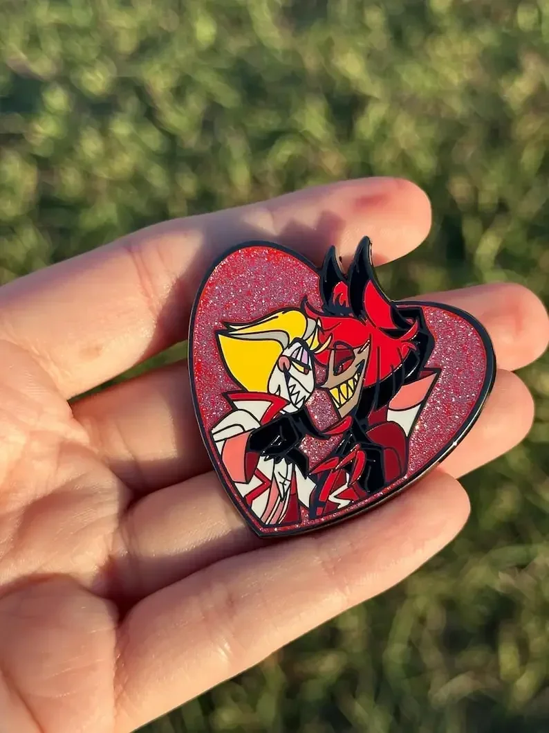 Alastor Heart  Enamel Pin