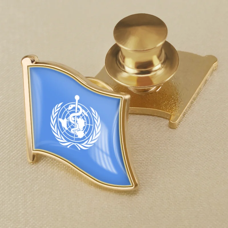 World Health Day Flag Lapel Pins Country Badges