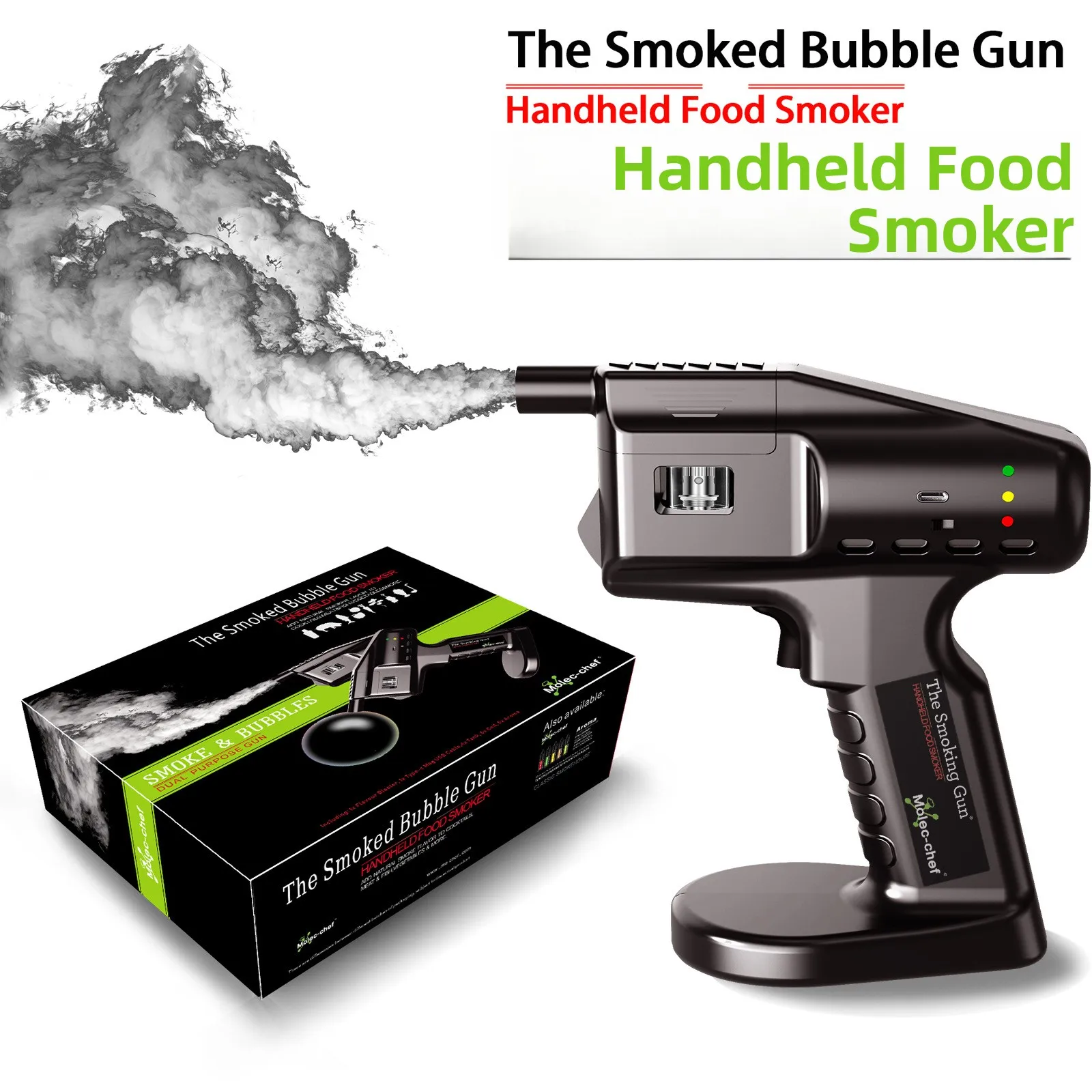 

Smoke Genie Cloud Elf Portable Handheld Smoke Machine for Film Studio Portrait Stage Light Luxury Retro Style