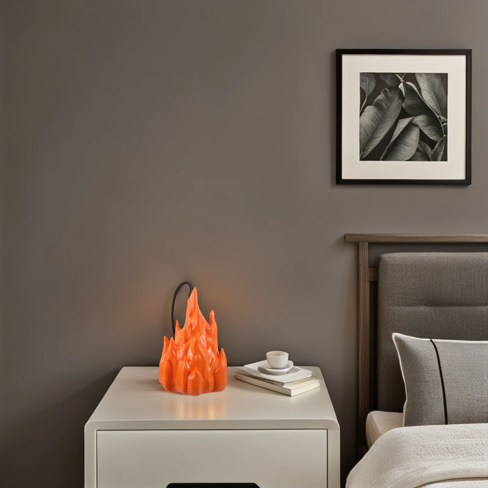 

Fake Flame Lamp Realistic 3D Flickering Fire Effect Led Night Light Cozy Fireplace For Home Decor Bedroom Camping Outdoor