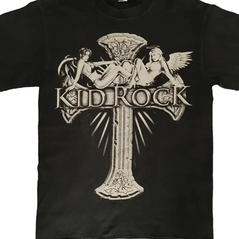 Vintage 00'S Kid Rock N Roll Revival 2008 T Shirt Lt476