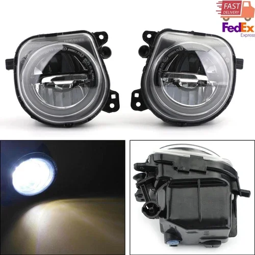 Car Front Fog Light Assembly LED Driving Lamp For BMW F07 F10 F11 F18 LCI 5‑Series 2013‑2016 Bumper Replacement Fog Lamp 4