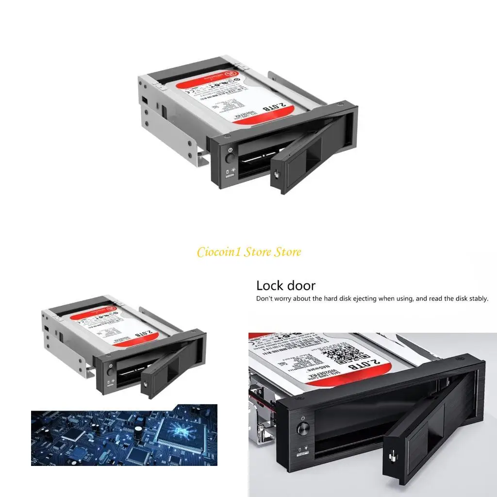 3.5inch SSD Hard Disk Drive Bays Holder Metal Mounting Bracket Adapter Hard Drive SSD Adapter for PC Bay Adapter