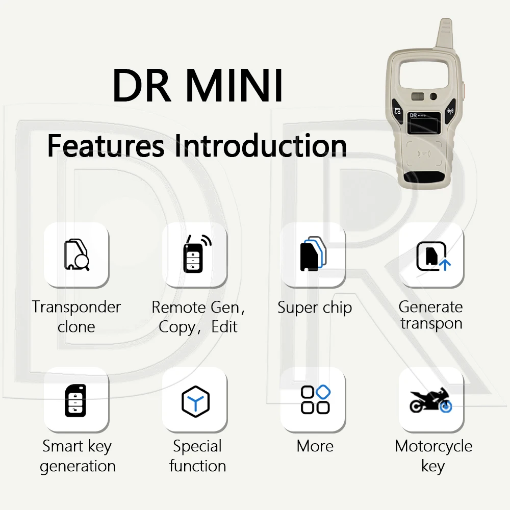 DR MINI-B Blank Car Key For Audi VW Fiat Hyundai Kia Peugeot Citroen Opel Jeep Dodge Chevrolet Renault Toyota Lexus Mitsubishi
