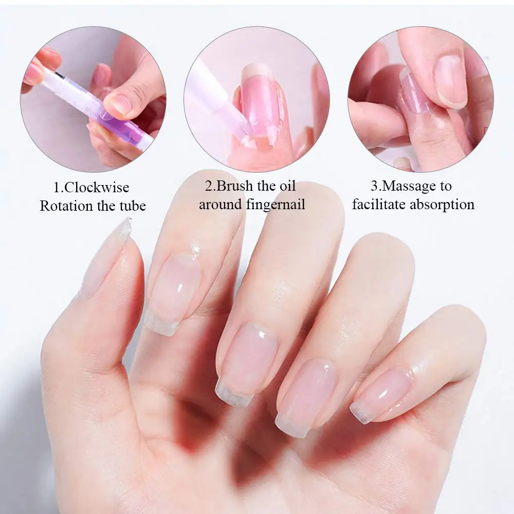 1pc 5ML 15ML Nail Cuticle Oil Pen Gel Nail Oil Pen Nail Nourishment Polish With Vitamins Moisturized Gel Nail Polish Repair Pen*