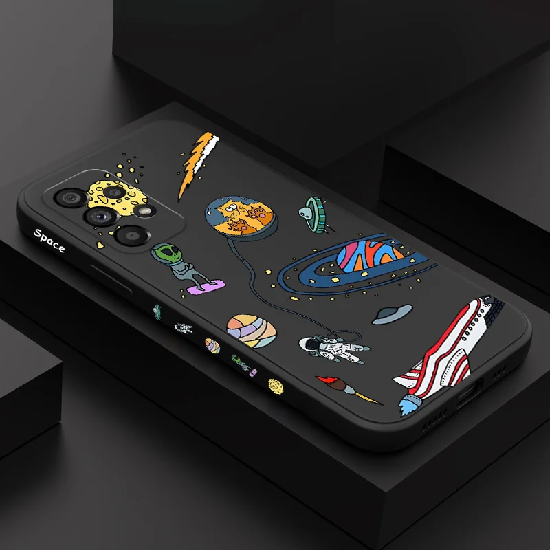 

Alien Astronaut Case For Samsung Galaxy A73 A53 A33 A23 A13 A03 A72 A52 A52S A32 A22 A12 A02 A02S A71 A51 A31 A21S 4G 5G Cover