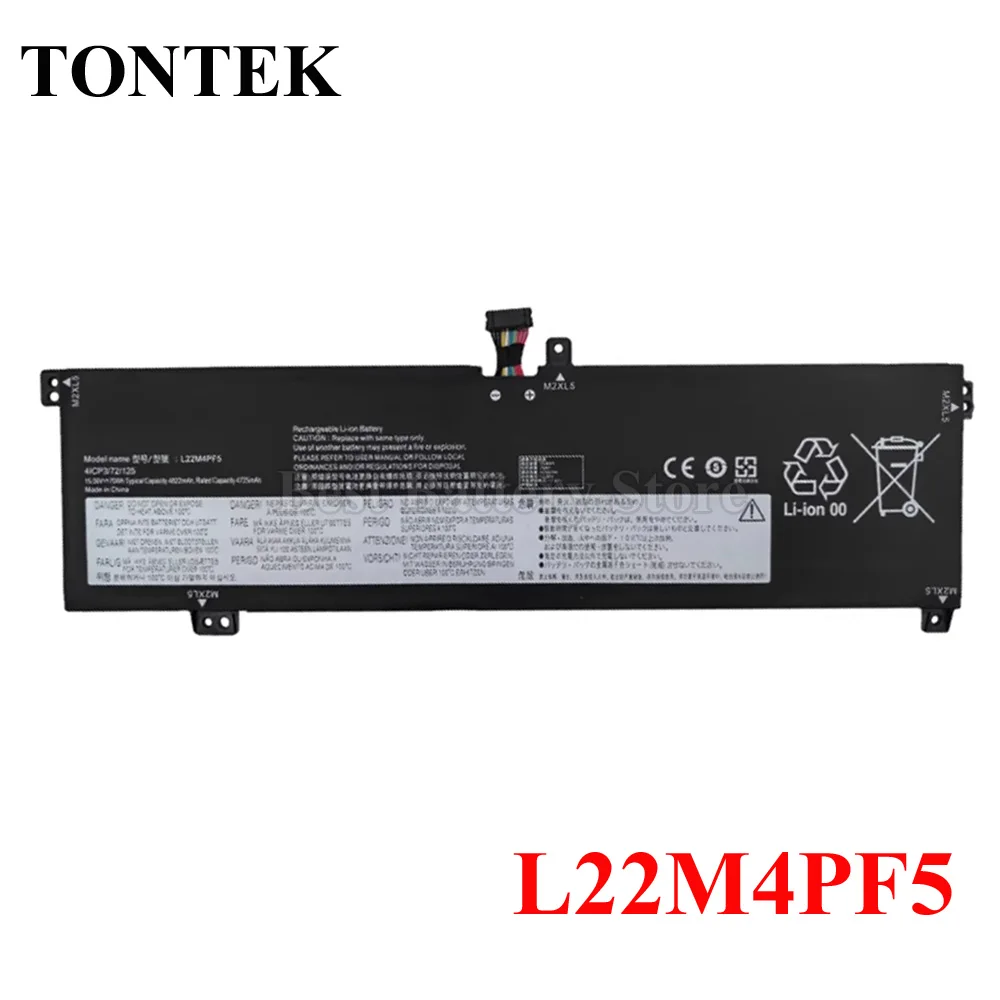 

Laptop Battery For Lenovo IdeaPad Pro 5 16IRH8/16APH8/16ARP8 Type 83AQ L22B4PF5 L22D4PF5 L22C4PF5 L22M4PF5 L22X4PF5