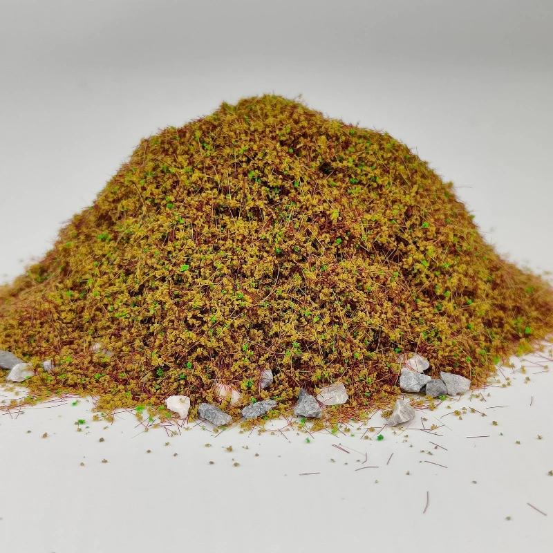 30g/bag DIY Model Mixed with Stone Grass Powder,Simulating Lawn,Sand Table Miniature Landscape Layout with Stone Vegetation