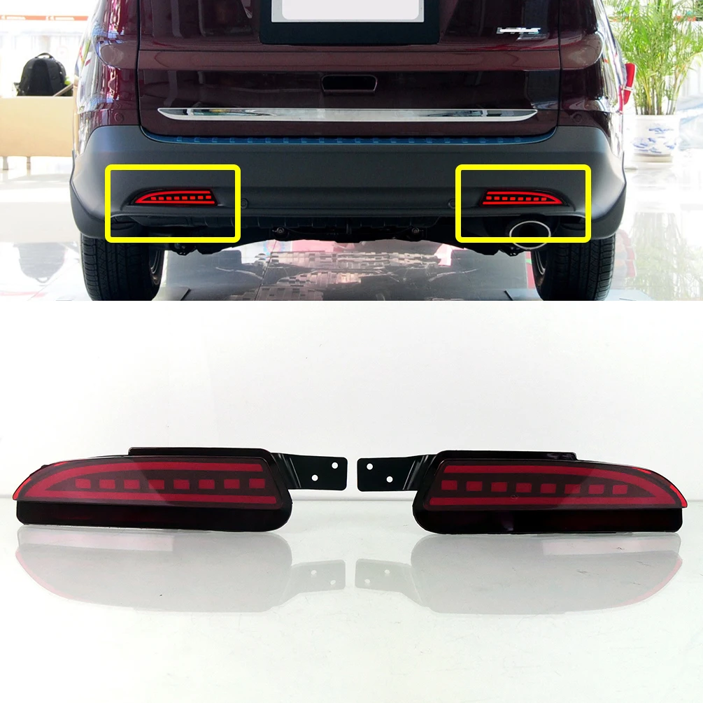 

Fit For Honda CRV 2012 2013 2014 LED Rear bumper Turn Signal Light LED Tail Brake Driving Light Fog lamp