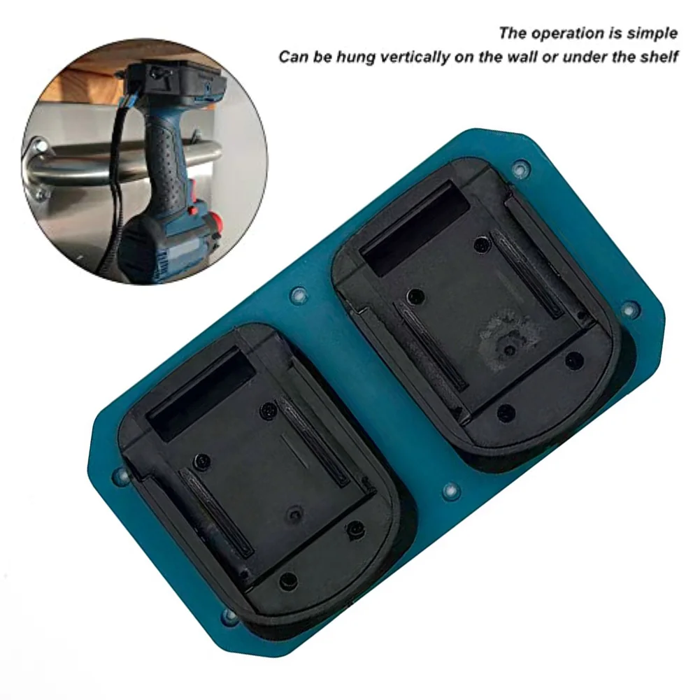 

1pc Power Tool Battery Mount Holder Electric Tool Storage Rack For 18V Electric Drills Battery Tools Machine Holder Storage Rack